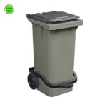 Upcycled Plastic Trash Bin with Pedal - Image 3