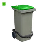 Upcycled Plastic Trash Bin with Pedal - Image 4