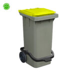 Upcycled Plastic Trash Bin with Pedal - Image 2